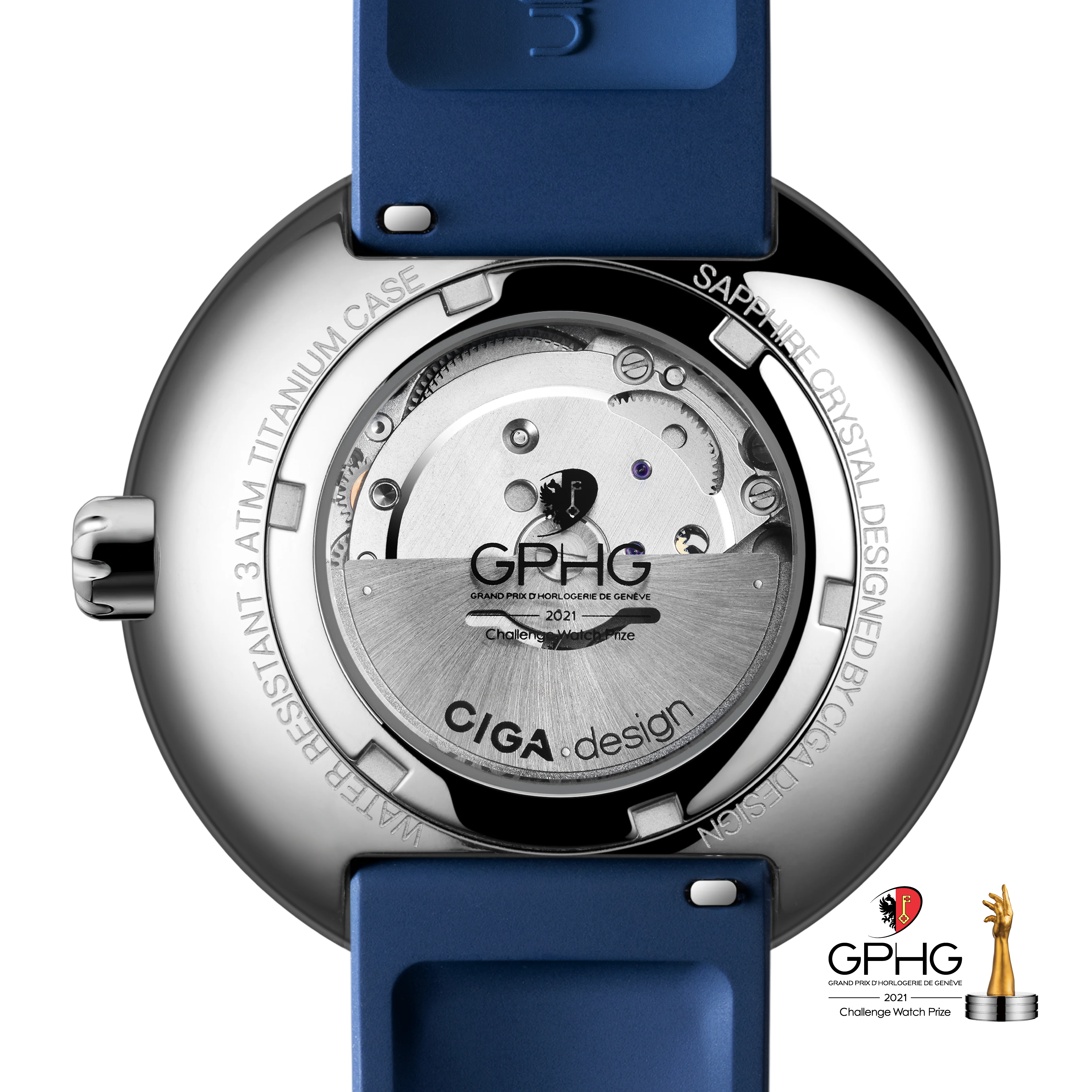 CIGA design BLUE PLANET II · ATLANTIC OCEAN-INSPIRED AUTOMATIC WATCH - Image 5
