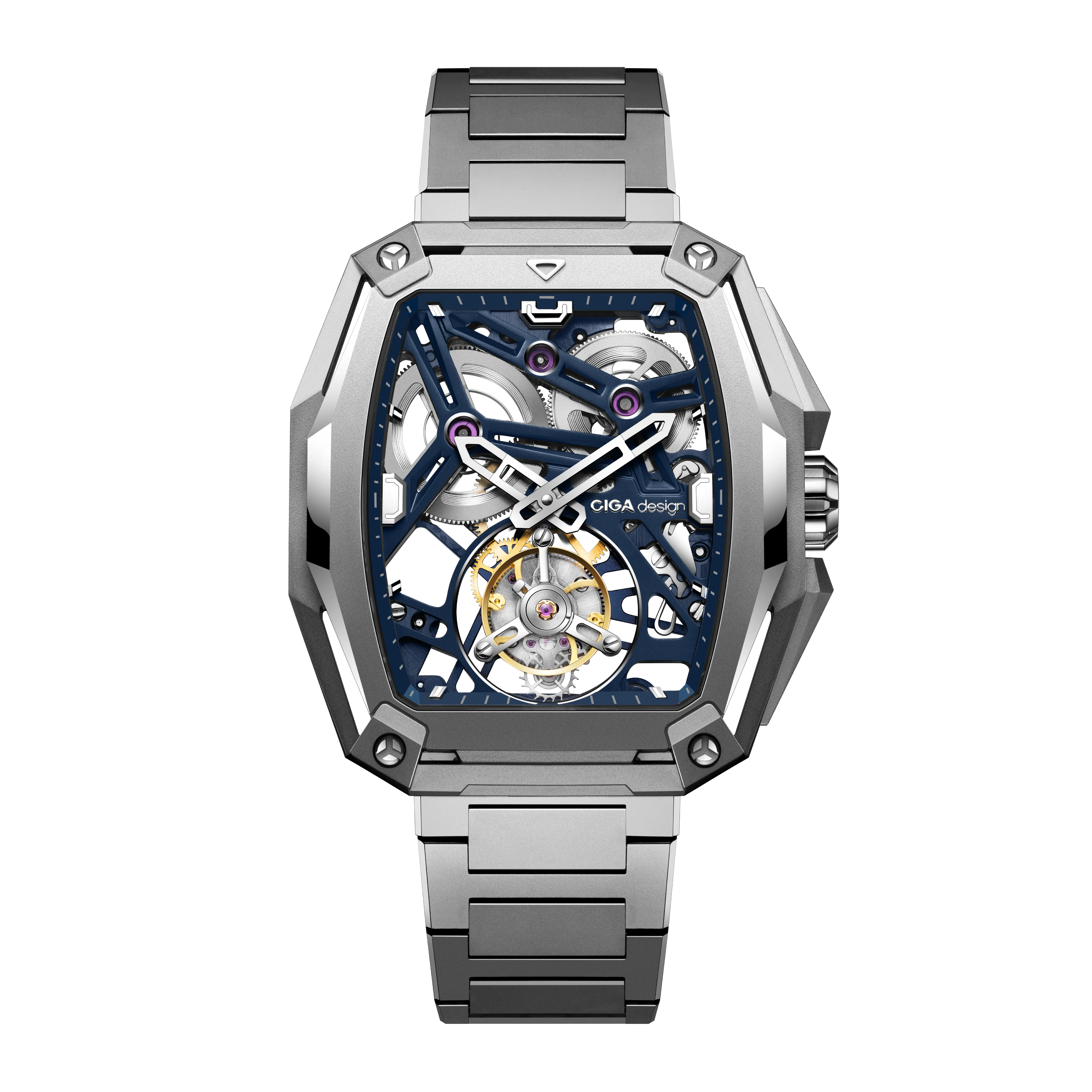 CIGA design ADVANCED SKELETON COMPLICATION WATCH HUNTER · TOURBILLON
