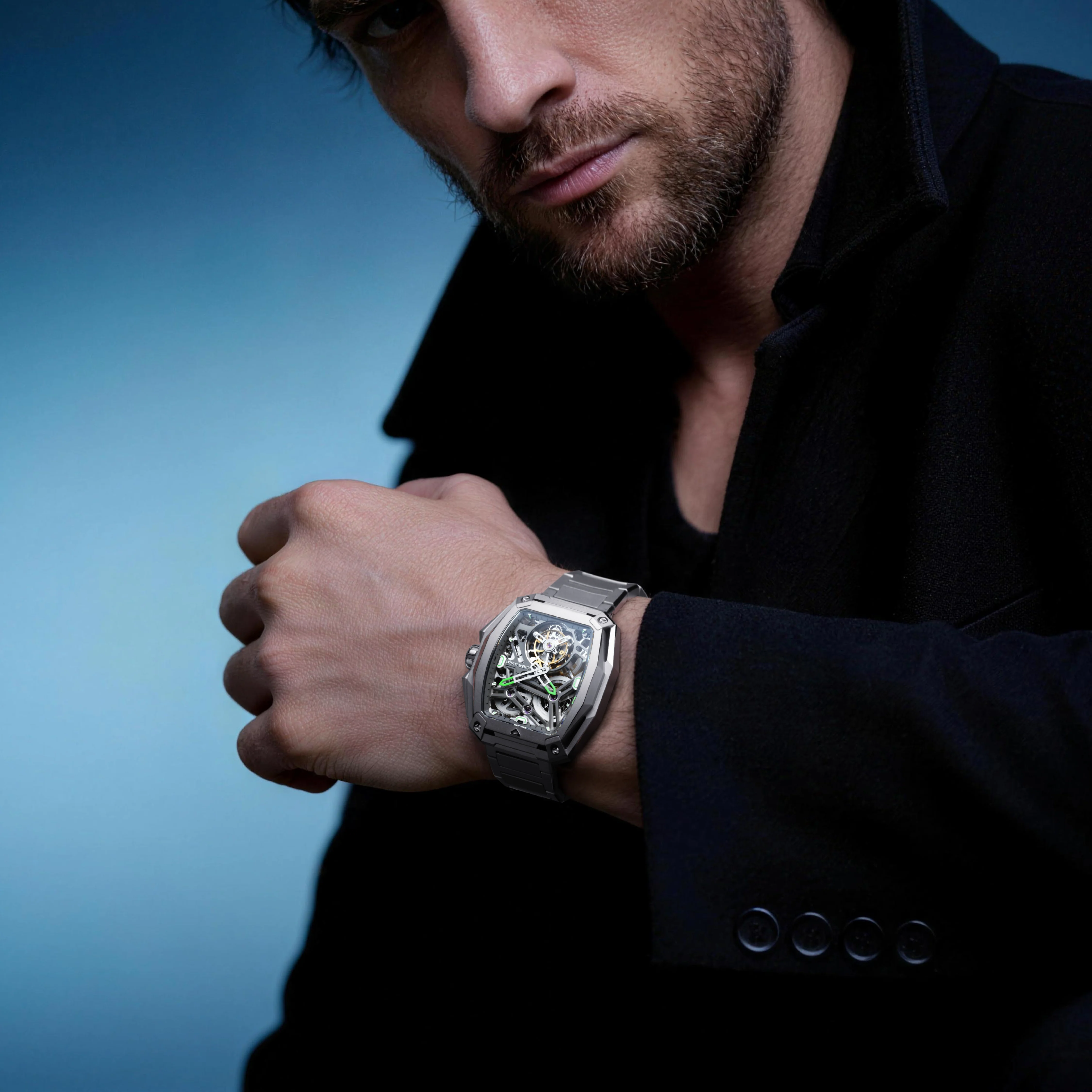 CIGA design ADVANCED SKELETON COMPLICATION WATCH HUNTER · TOURBILLON - Image 13