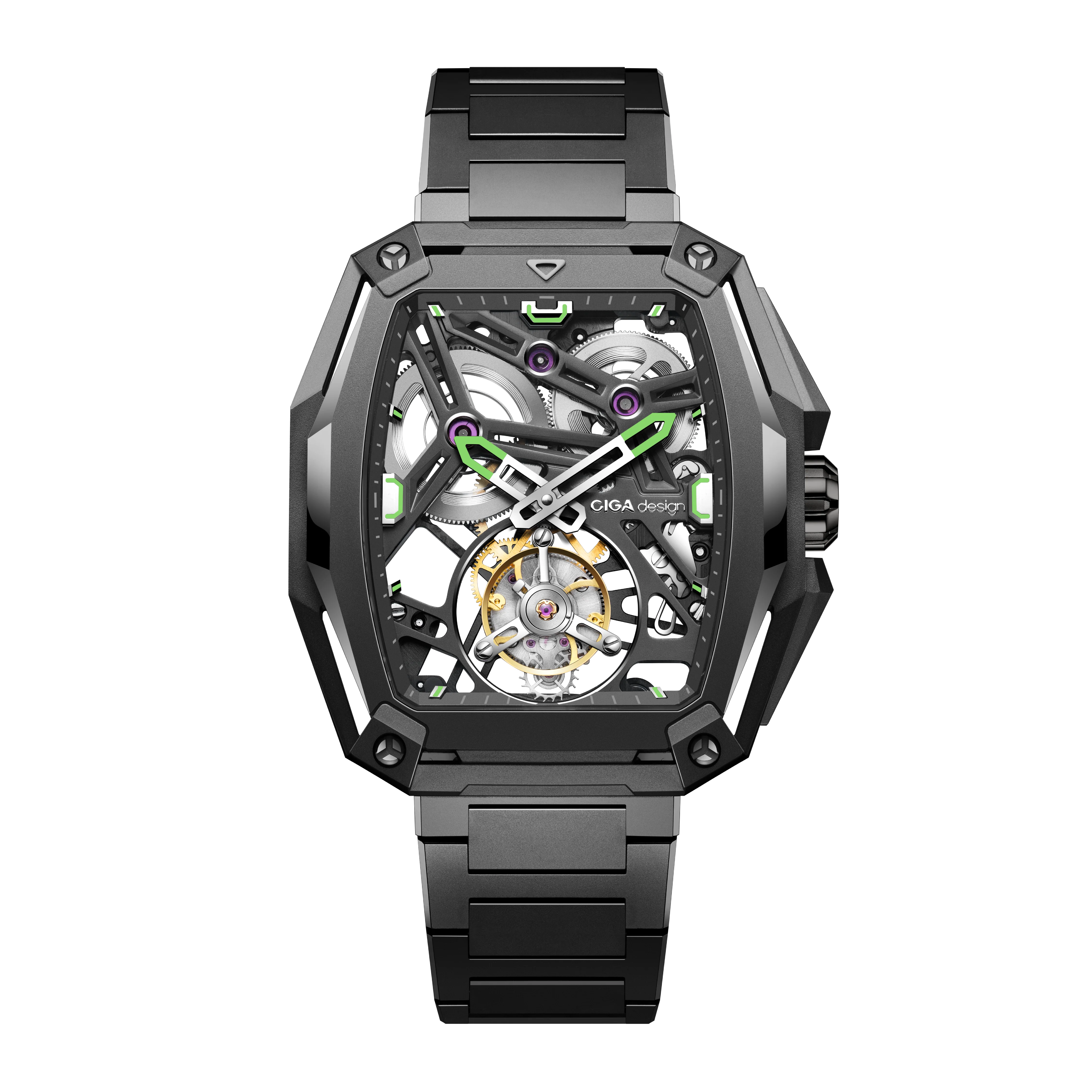 CIGA design ADVANCED SKELETON COMPLICATION WATCH HUNTER · TOURBILLON - Image 2