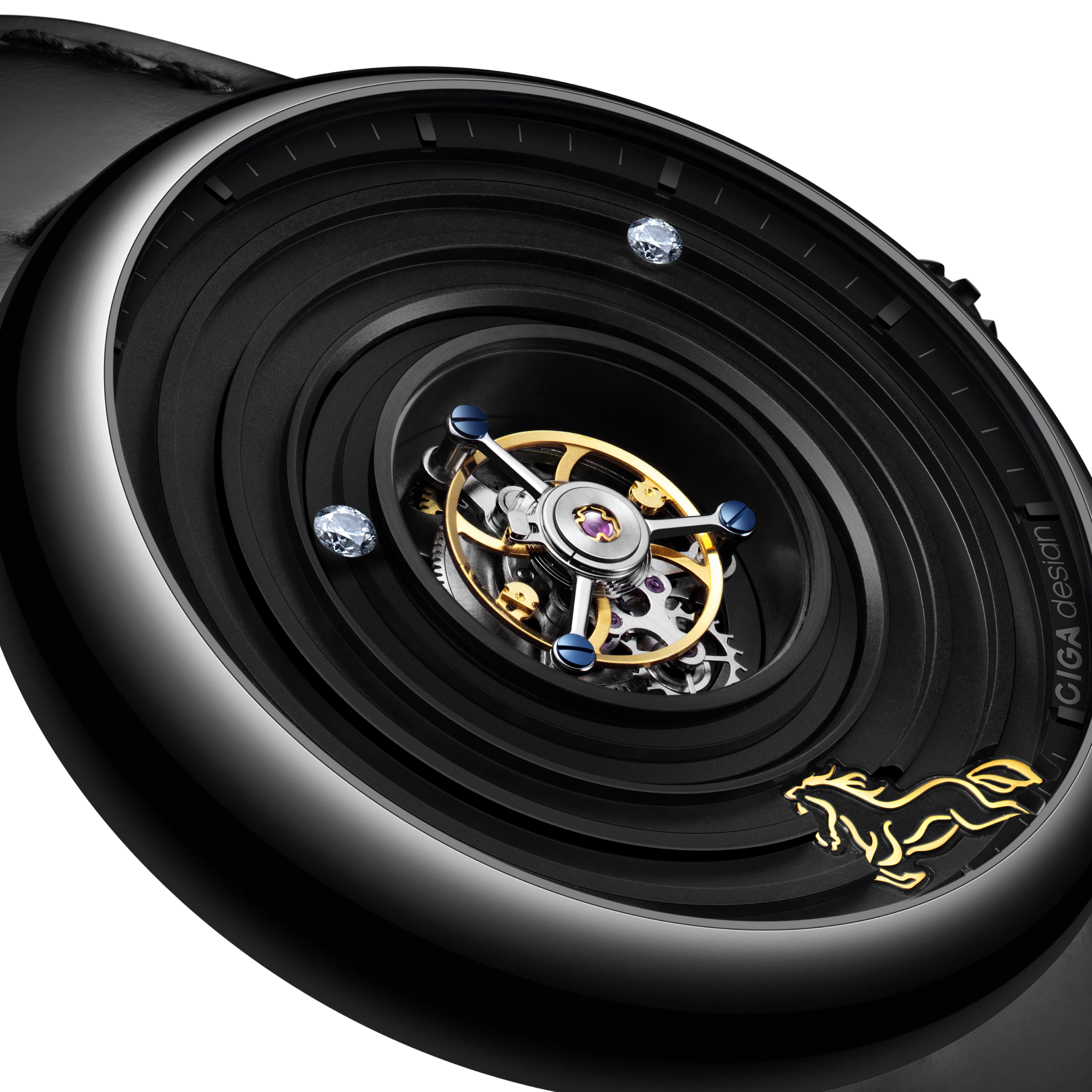 CIGA design CENTRAL TOURBILLON WATCH · CHINESE ZODIAC YEAR OF THE HORSE, LIMITED 199 PIECES - Image 5