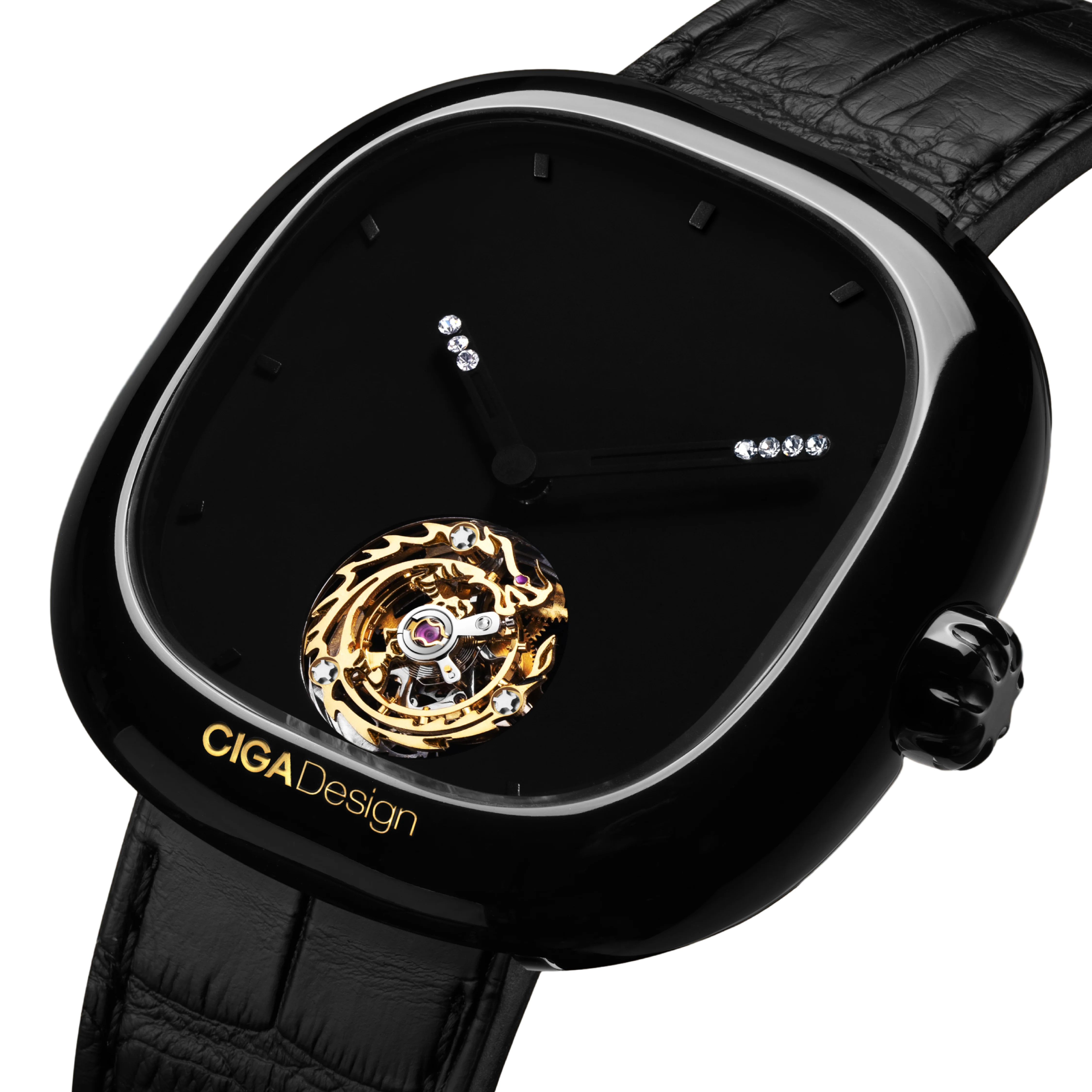 CIGA design MECHANICAL WATCH TOURBILLON CHINESE ZODIAC YEAR OF THE DRAGON - Image 4
