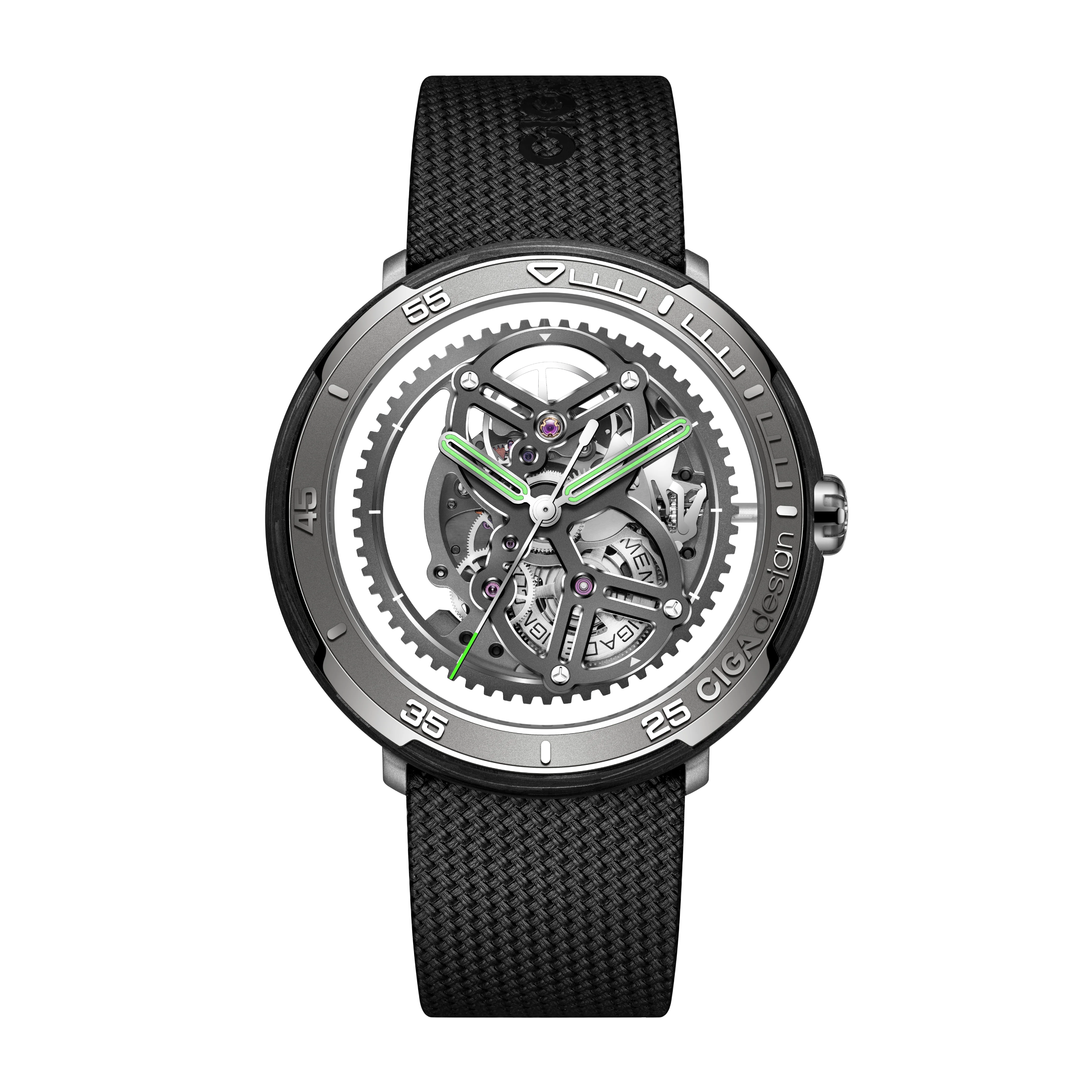 CIGA design RACING-INSPIRED AUTOMATIC SKELETON WATCH VECTOR