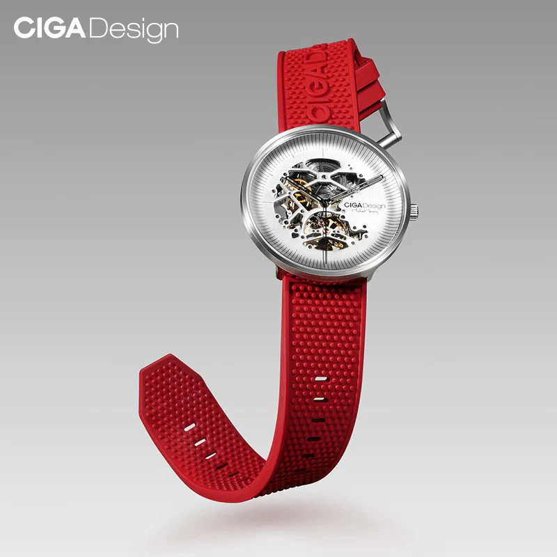 CIGA design Skeleton Cask Mechanical Strap Quick Release Silicone Strap - Image 4