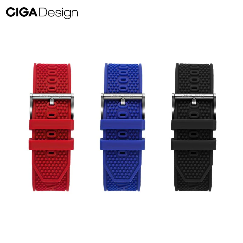 CIGA design Skeleton Cask Mechanical Strap Quick Release Silicone Strap - Image 8
